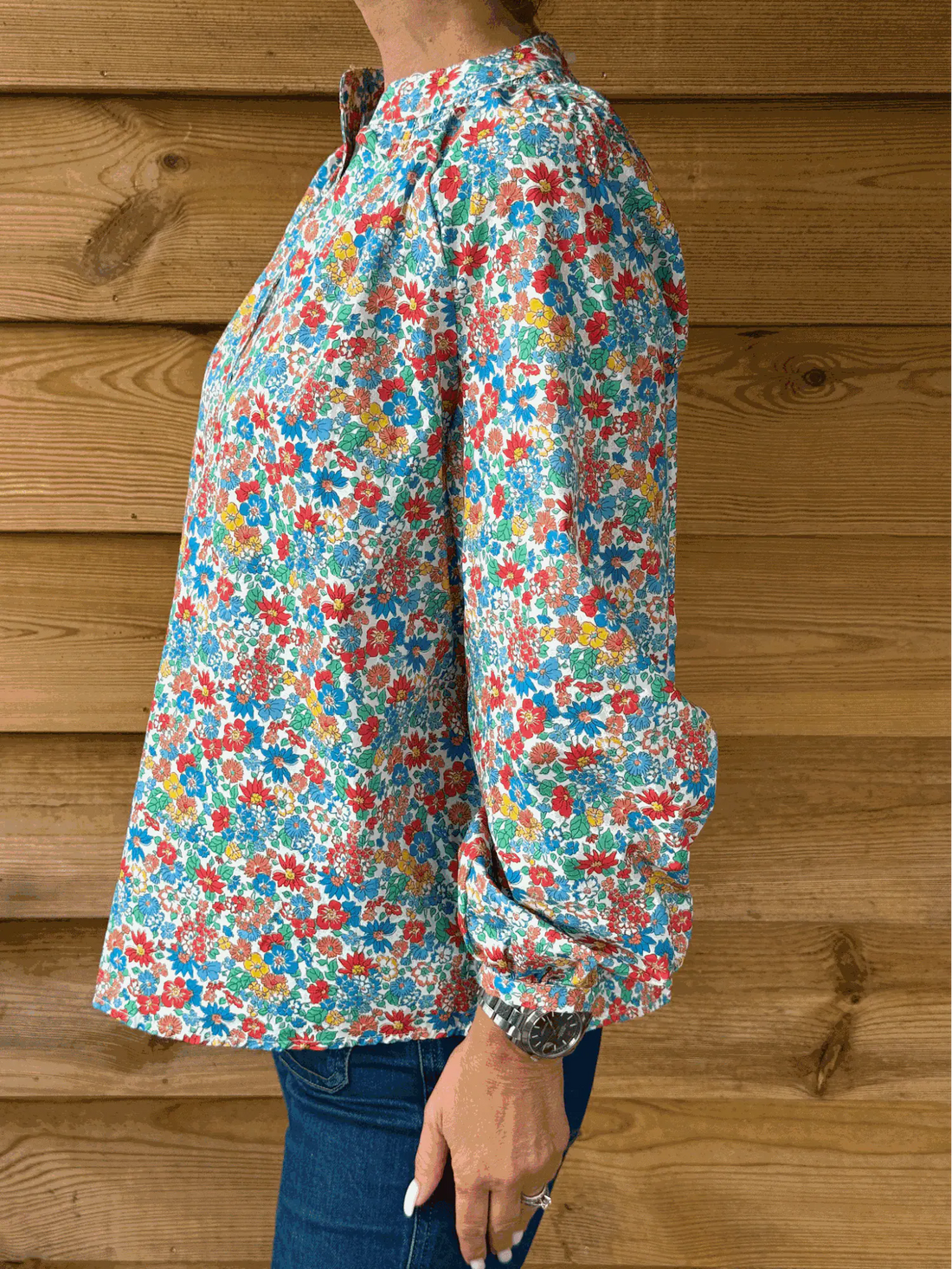 Blouse Faustine à fleur