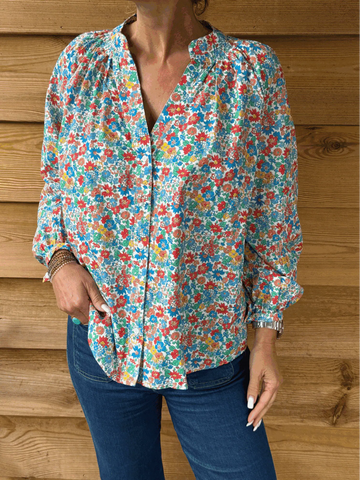 Blouse Faustine à fleur