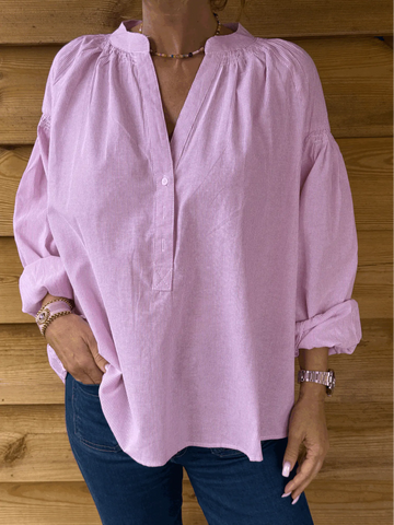 Blouse Faustine rose à rayures