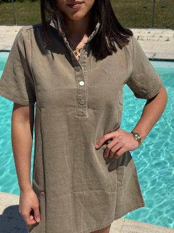 Robe Lya marron