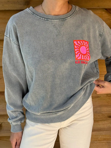 Sweat Soleil gris