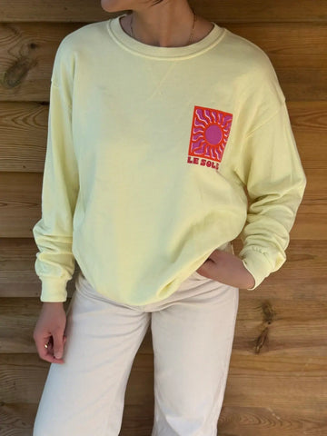 Sweat Soleil Jaune