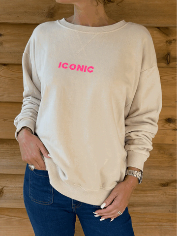 Sweat Iconic Beige