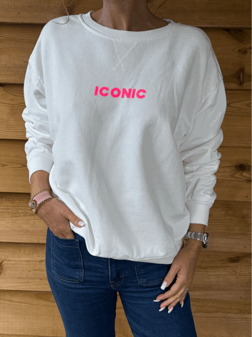 Sweat Iconic Blanc